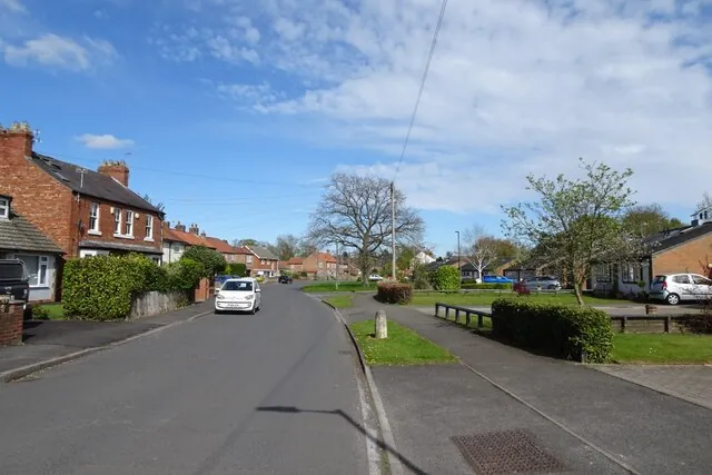 Bungalows along Southfields Road, Strensall